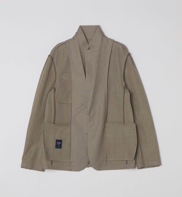 SHIPS Colors 「SHIPS Colors:〈速乾・洗濯機可能〉シャリルジャージー ジャケット◇」|テーラードジャケット|