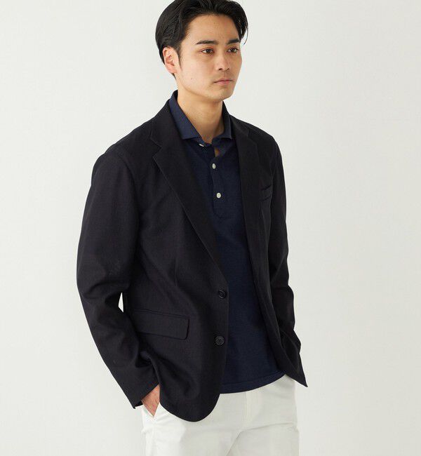 SHIPS Colors 「SHIPS Colors:〈速乾・洗濯機可能〉シャリルジャージー ジャケット◇」|テーラードジャケット|