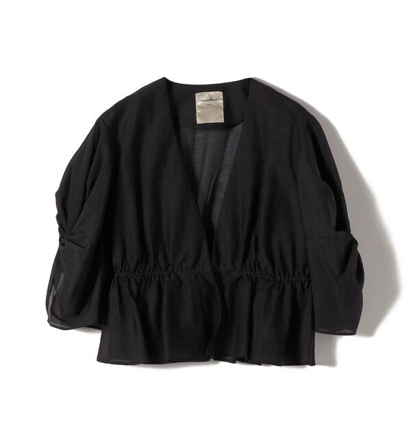 SHIPS for women「【SHIPS別注】troisiemeCHACO:〈手洗い可能〉シアー ボレロ ブラウス（セレモニー対応可）」|シャツ・ブラウス|