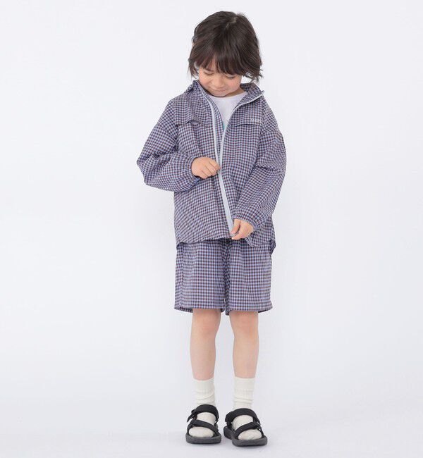 SHIPS KIDS「SHIPS KIDS:100～130cm /〈UVカット/吸水速乾〉ドライタッチ パーカ」|パーカー|