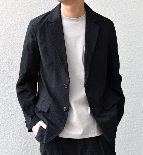 SHIPS any「SHIPS any:〈撥水/軽量/ストレッチ〉SOLOTEX(R) シアサッカー セットアップ スーツ 26SS◇」|スーツ|