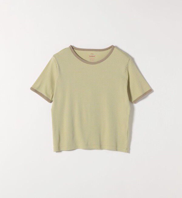 SHIPS any「Healthknit:〈洗濯機可能〉リブ ボーダー TEE」|Tシャツ・カットソー|