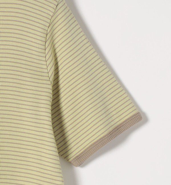 SHIPS any「Healthknit:〈洗濯機可能〉リブ ボーダー TEE」|Tシャツ・カットソー|