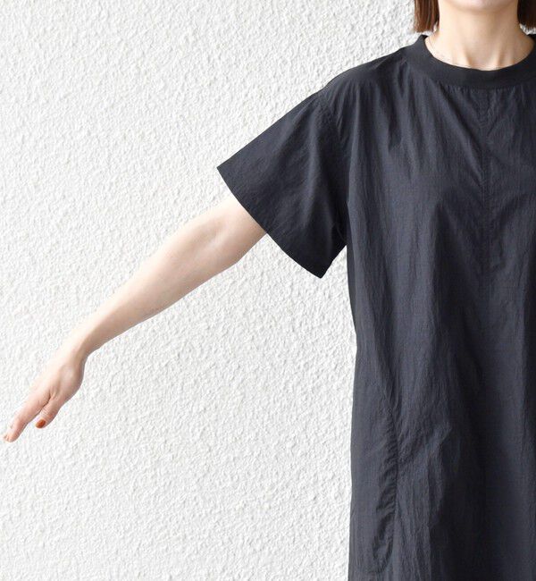 SHIPS any「《予約》SHIPS any:〈多機能/洗濯機可能〉シェルテック ドロスト ロング ワンピース」|ワンピース|