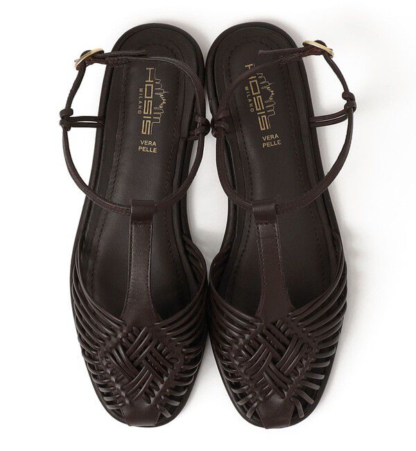 SHIPS any「HOSIS: ナローストラップ フラット サンダル」|サンダル|