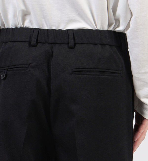 CABaN「CABaN ウールギャバジン 1タックテーパードパンツ」|チノ|