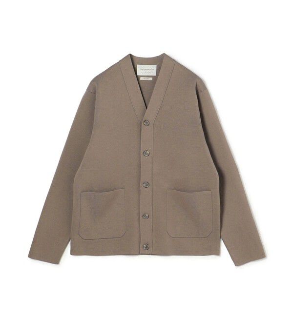 TOMORROWLAND MENS「TOMORROWLAND tricot コットンポリエステル Vネックカーディガン」|カーディガン|43 ベージュ