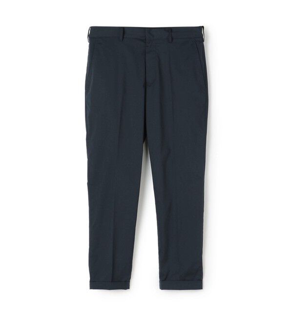 TOMORROWLAND MENS「ポリエステルコットン スリムテーパードパンツ」|チノ|69 ネイビー