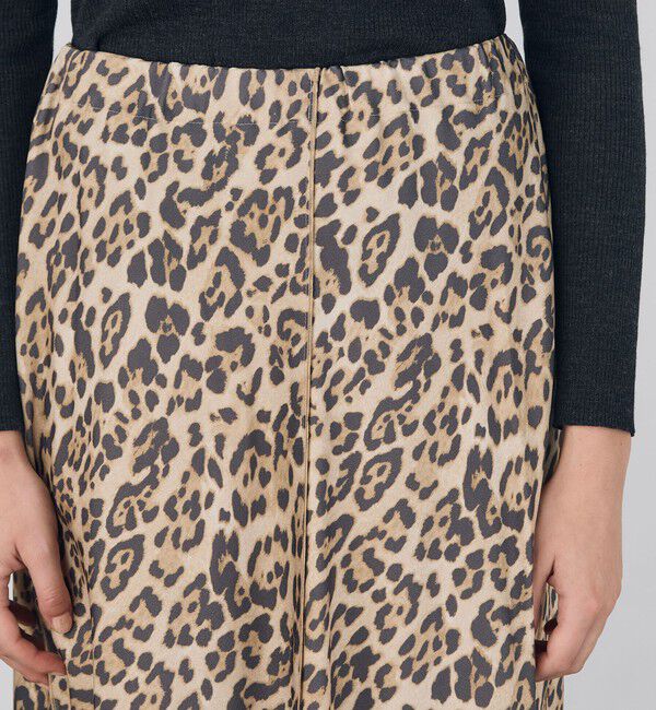 DES PRES「レオパードプリント マーメイドスカート」|フレア|