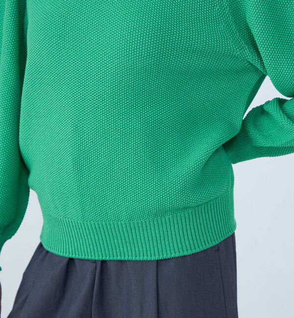 Ballsey「モスステッチ Vネックプルオーバー」|ニット・セーター|