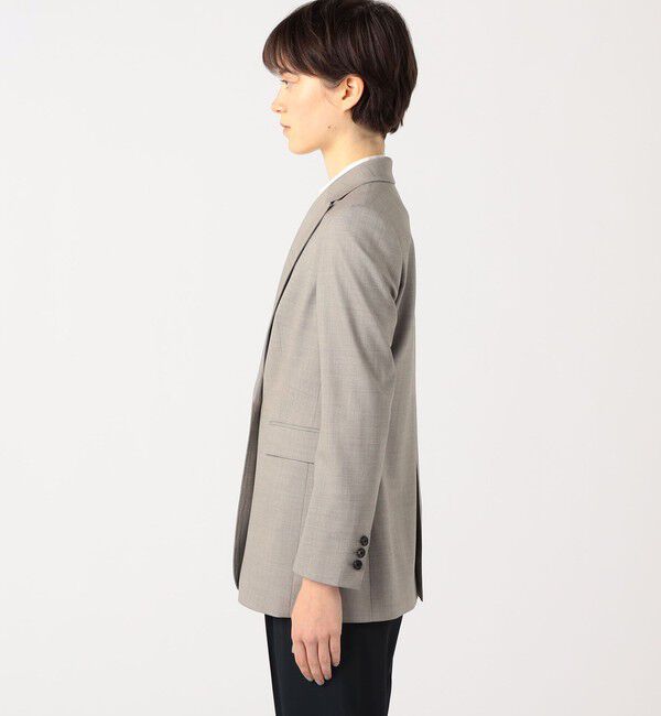 TOMORROWLAND collection「シャイニーシャーク 1Bシングルジャケット」|テーラードジャケット|