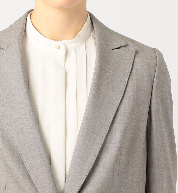 TOMORROWLAND collection「シャイニーシャーク 1Bシングルジャケット」|テーラードジャケット|