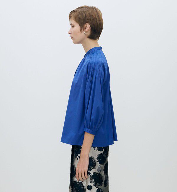 TOMORROWLAND collection「ストレッチブロード ピンタックスリーブブラウス」|シャツ・ブラウス|