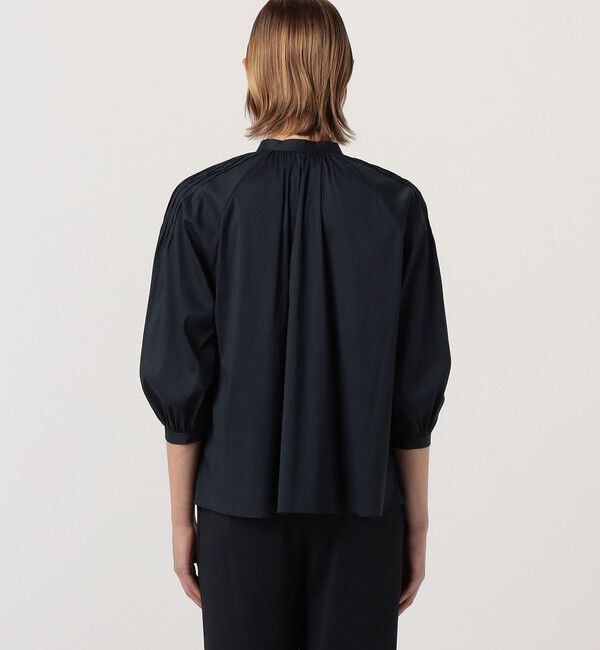 TOMORROWLAND collection「ストレッチブロード ピンタックスリーブブラウス」|シャツ・ブラウス|