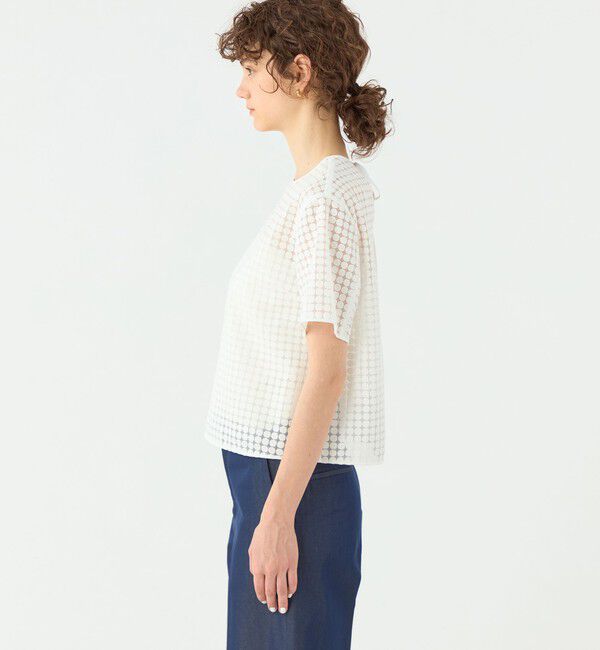 TOMORROWLAND collection「ピッコロドット ハーフスリーブブラウス」|シャツ・ブラウス|