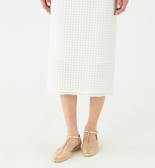 TOMORROWLAND collection「ピッコロドット タイトストレートスカート」|タイト|