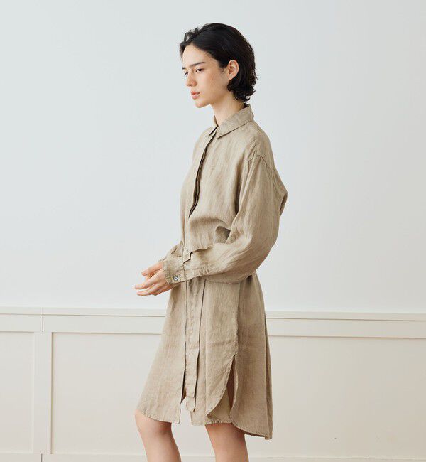JAMES PERSE「ライトウェイトリネン シャツワンピース WKO6965」|ワンピース|
