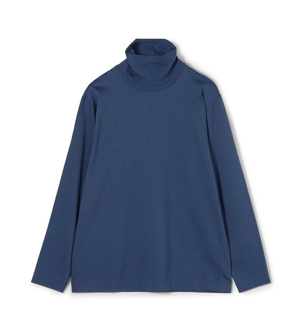 TOMORROWLAND MENS「60/3スビンコットン タートルネック ロングスリーブカットソー」|Tシャツ・カットソー|65 ブルー