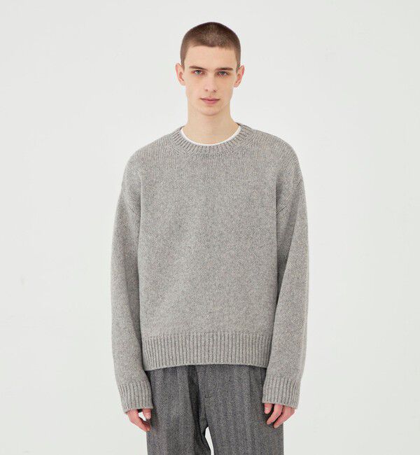 GALERIE VIE「ファインウール クルーネックプルオーバー」|ニット・セーター|