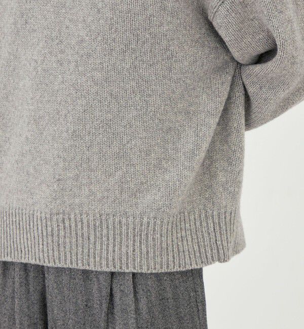 GALERIE VIE「ファインウール クルーネックプルオーバー」|ニット・セーター|