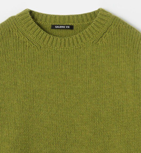 GALERIE VIE「ファインウール クルーネックプルオーバー」|ニット・セーター|