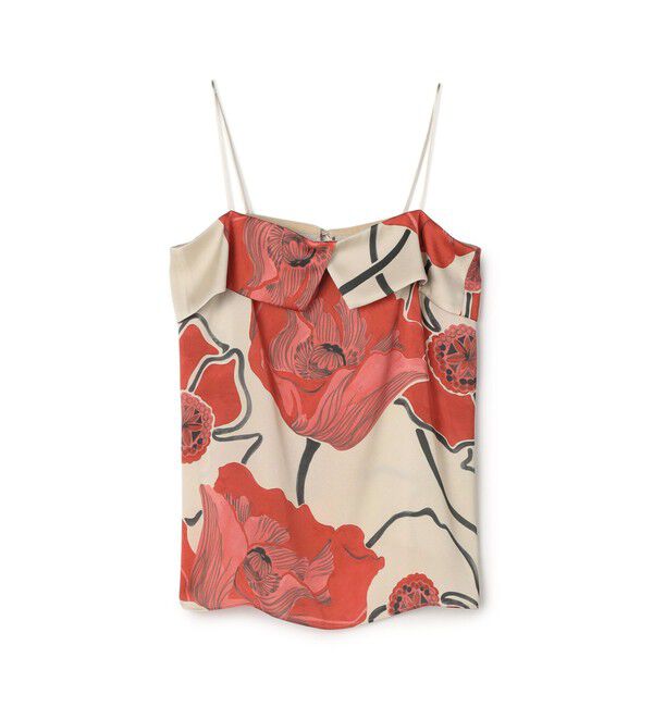 Ballsey「ポピープリント キャミソールブラウス」|その他|42 レッド系