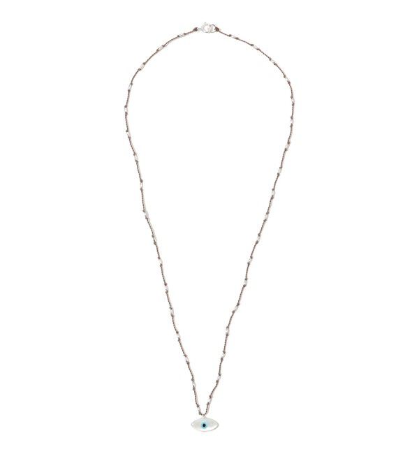 TOMORROWLAND GOODS「SEE REAL FLOWERS Evil Eye ネックレス」|ネックレス|42 ライトベージュ系