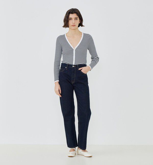 GALERIE VIE「リユースシーアイランドコットン デニムストレートパンツ」|デニム|