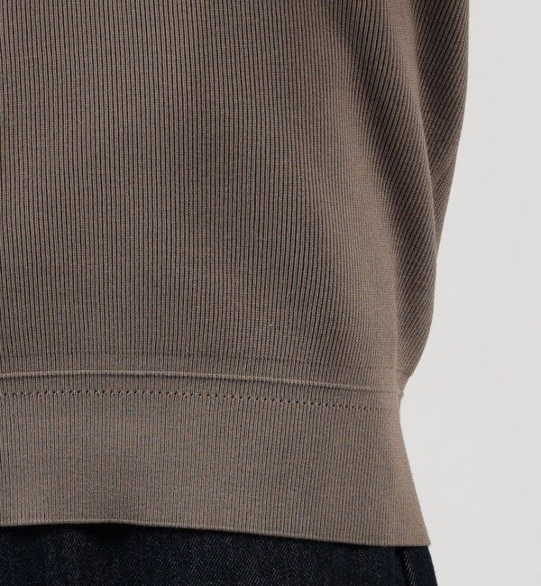 TOMORROWLAND MENS「TOMORROWLAND tricot ギザコットンポリエステルプレーティング  Vネックニット」|ニット・セーター|