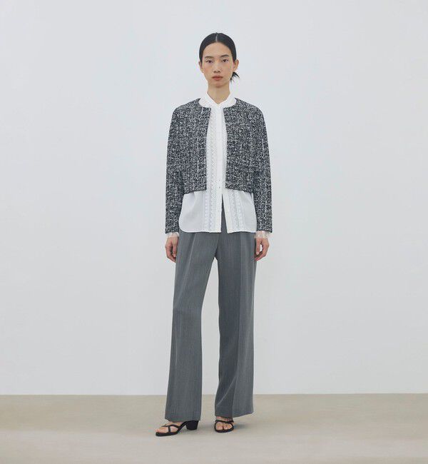 DES PRES「ハイツイストカルゼ ワンタックパンツ」|スラックス|