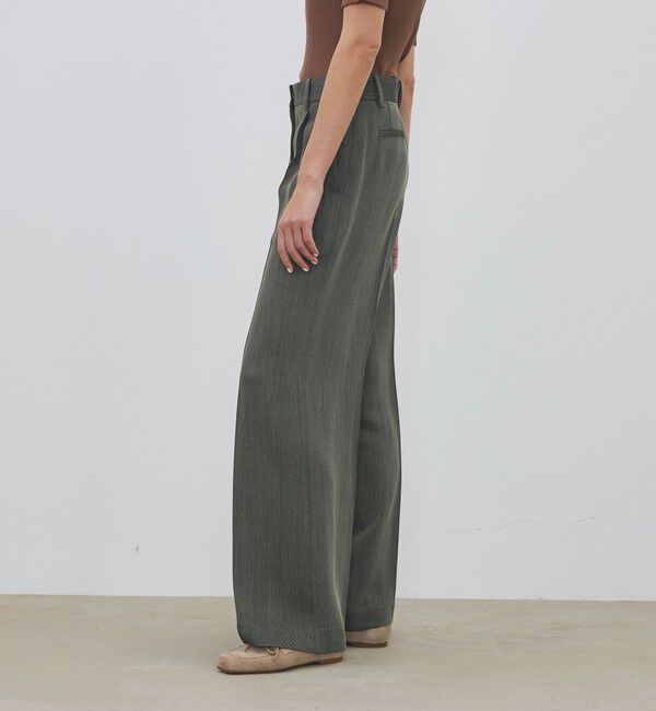 DES PRES「ハイツイストカルゼ ワンタックパンツ」|スラックス|