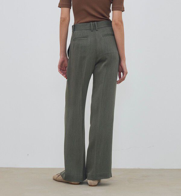 DES PRES「ハイツイストカルゼ ワンタックパンツ」|スラックス|