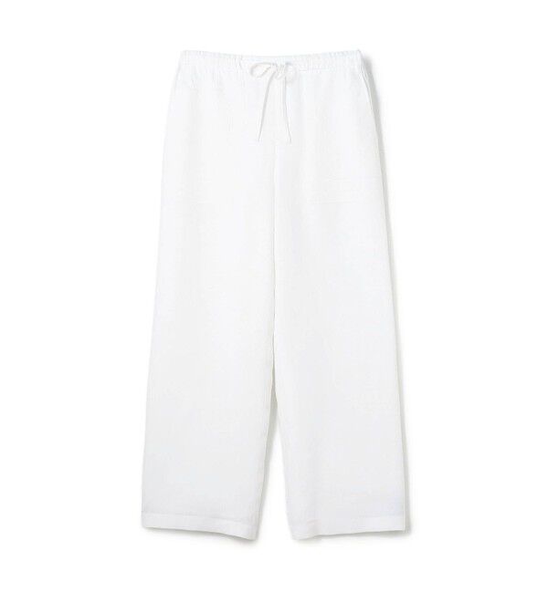 GALERIE VIE「フレンチリネン イージーストレートパンツ」|その他|11 ホワイト