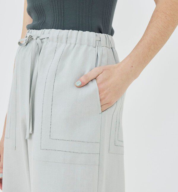 GALERIE VIE「フレンチリネン イージーストレートパンツ」|その他|