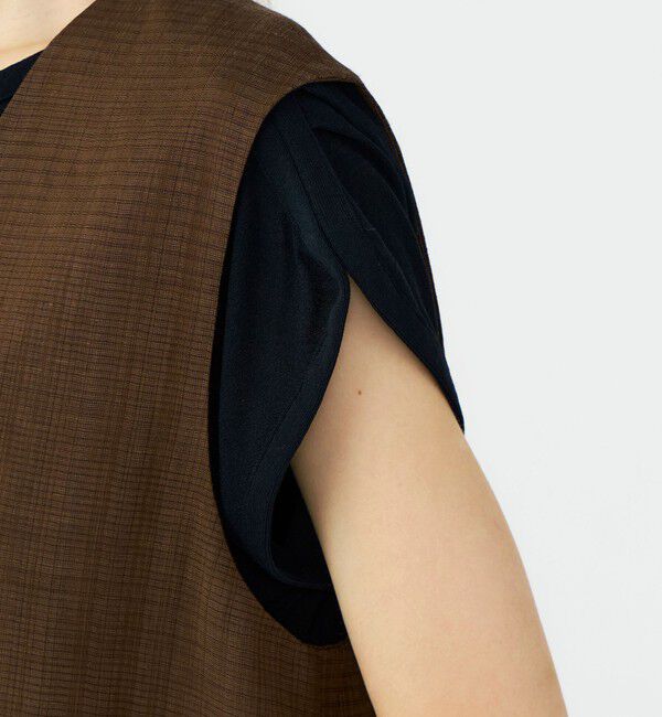 Ballsey「レーヨンリネンブッチャー コクーンジレ」|ベスト・ジレ|