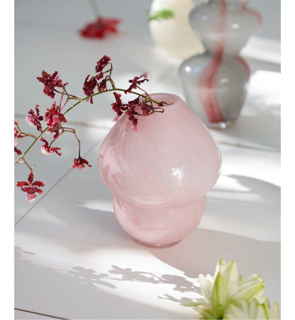 journal standard Furniture「GLASS VASE FUNGO PK　フラワーベース 花器 花瓶」|その他|ピンク