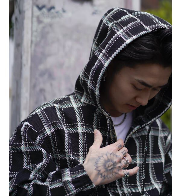 JOINT WORKS「ドビーチェック ビックシルエット フーディー / Dobby BigCheck Hooded」|その他|