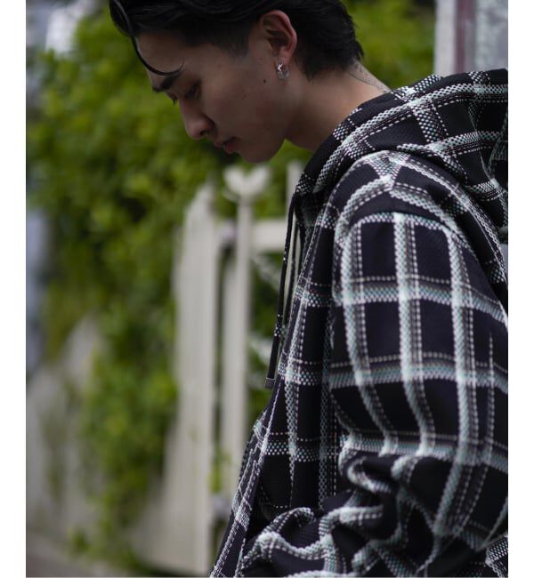 JOINT WORKS「ドビーチェック ビックシルエット フーディー / Dobby BigCheck Hooded」|その他|