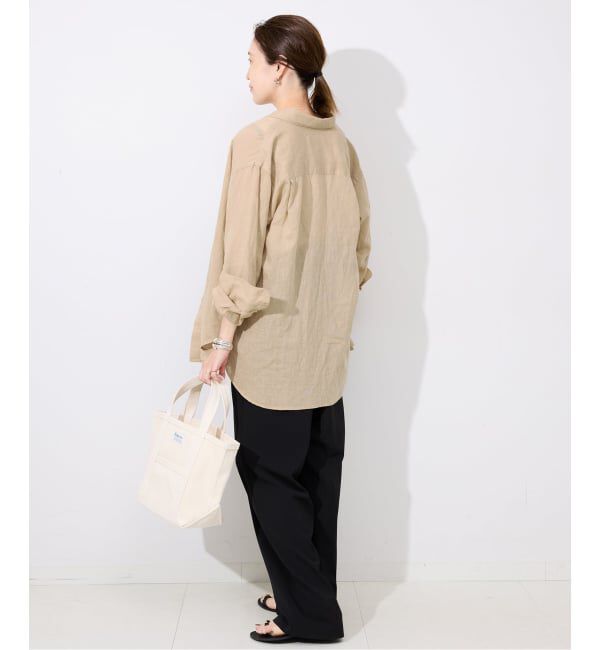 SLOBE IENA「《追加》リネンコットンレギュラーシャツ」|シャツ・ブラウス|