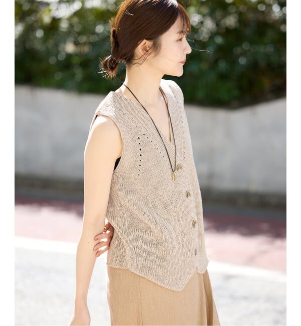 SLOBE IENA「《追加2》ニットジレ」|ニット・セーター|