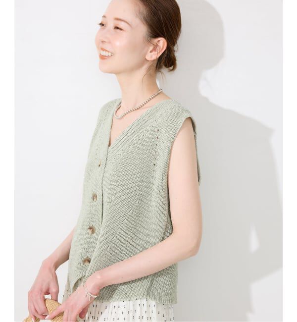 SLOBE IENA「《追加2》ニットジレ」|ニット・セーター|