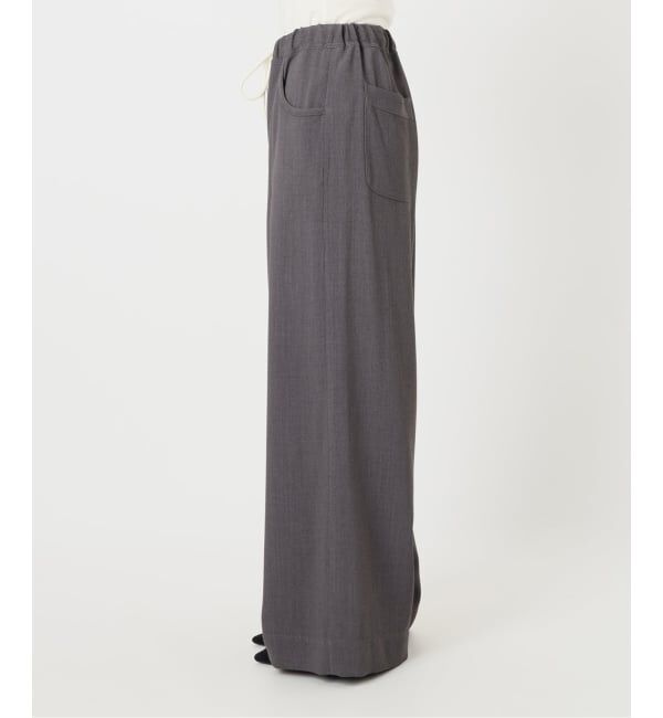 IENA LA BOUCLE「IENA LA BOUCLE ウーステッドワイドドロストパンツ」|その他|