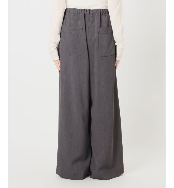 IENA LA BOUCLE「IENA LA BOUCLE ウーステッドワイドドロストパンツ」|その他|