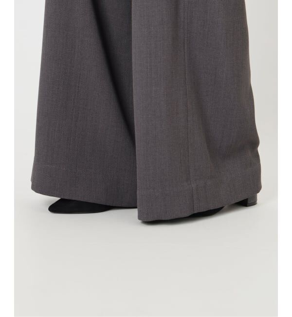 IENA LA BOUCLE「IENA LA BOUCLE ウーステッドワイドドロストパンツ」|その他|