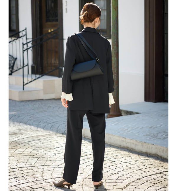 SLOBE IENA「《セットアップ対応可/追加2》ウォッシャブルツイルダブルジャケット」|テーラードジャケット|