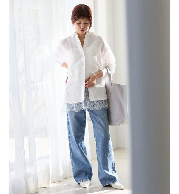 IENA「ラミーリヨセル2wayシャツ」|シャツ・ブラウス|