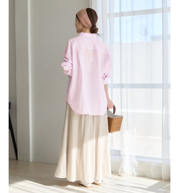 IENA「ラミーリヨセル2wayシャツ」|シャツ・ブラウス|