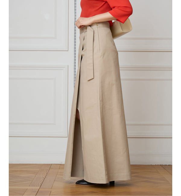 IENA LA BOUCLE「IENA LA BOUCLE チノラップスカート」|スカート|