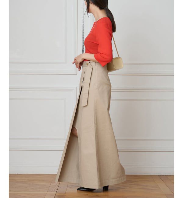 IENA LA BOUCLE「IENA LA BOUCLE チノラップスカート」|スカート|