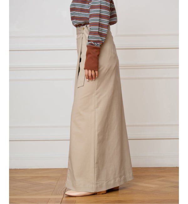 IENA LA BOUCLE「IENA LA BOUCLE チノラップスカート」|スカート|